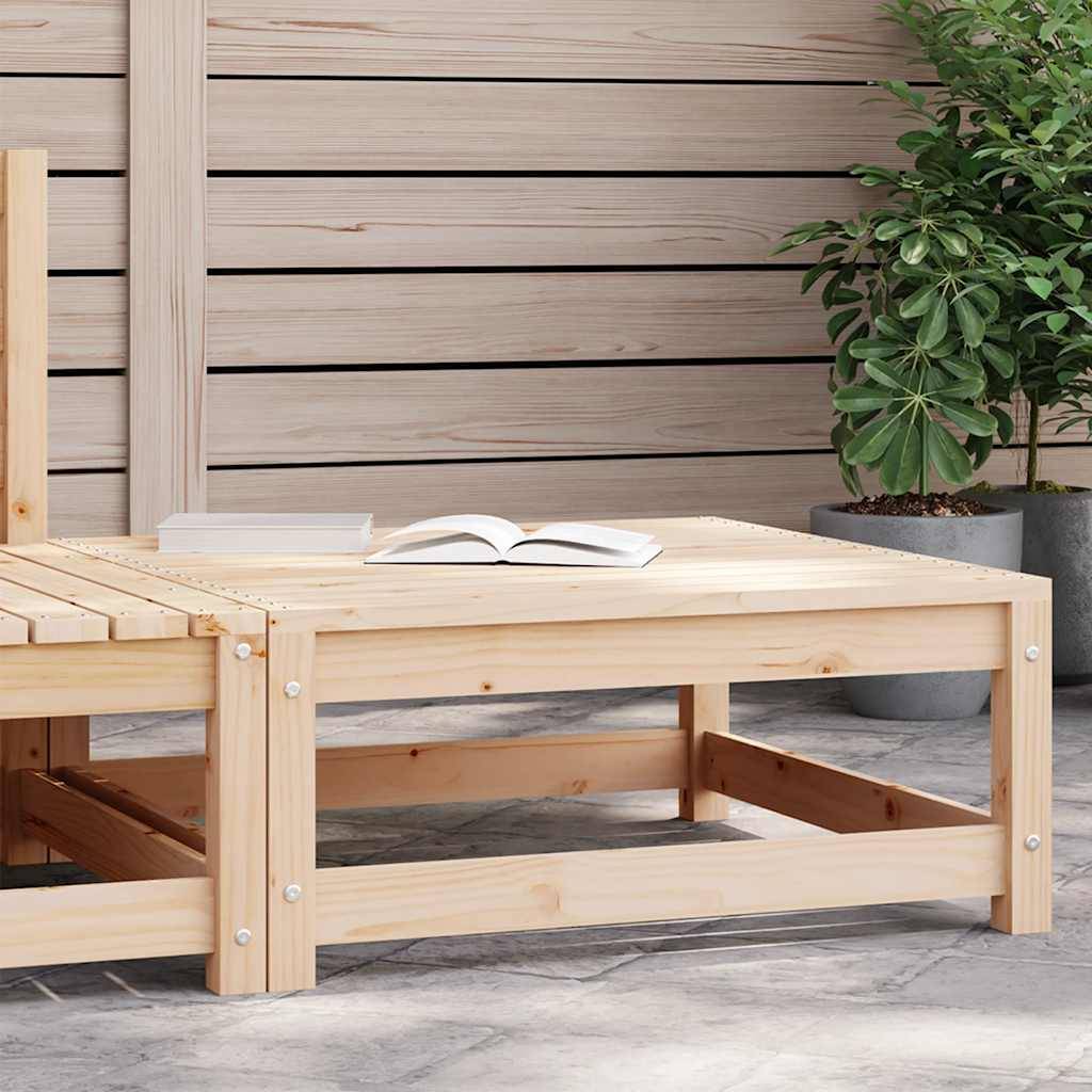 Vidaxl - Repose-pied de jardin 70x70x30 cm bois de pin massif vidaXL 837935 - Image 1
