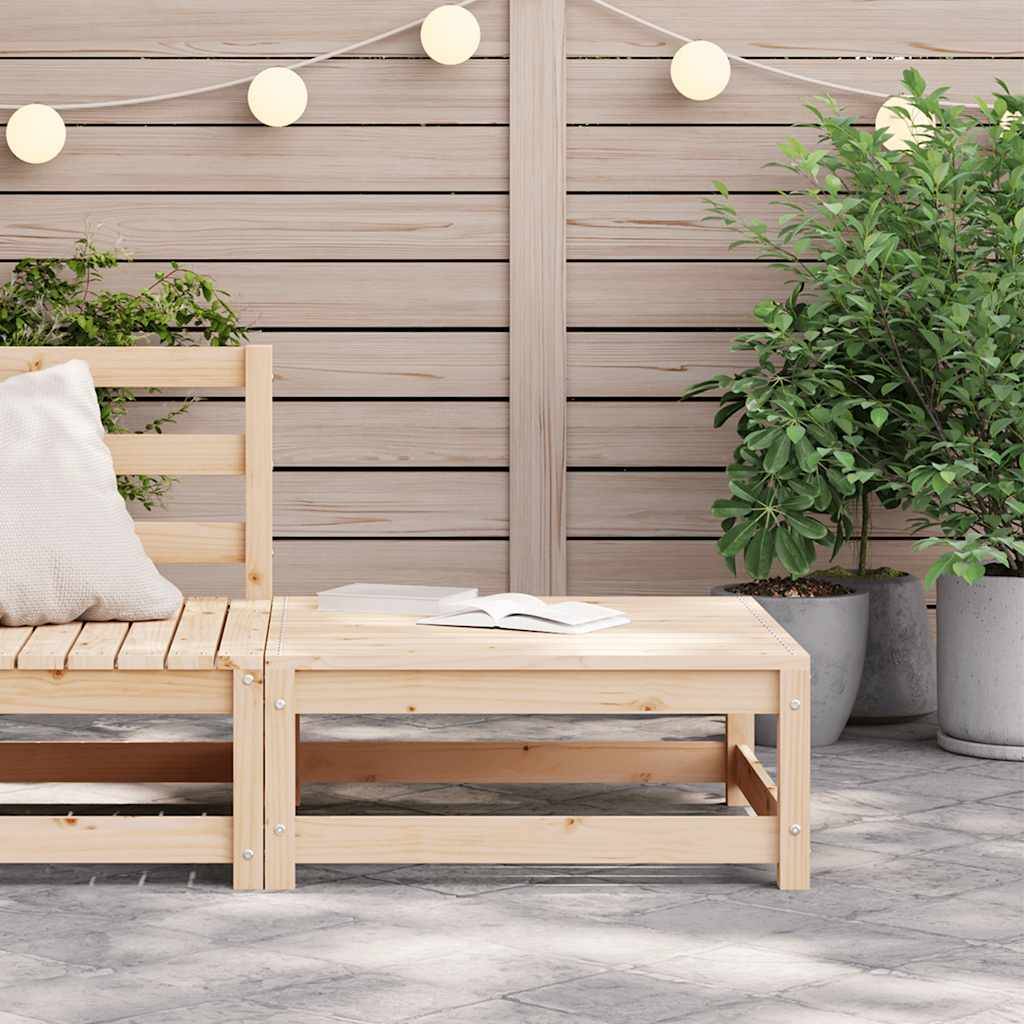 Vidaxl - Repose-pied de jardin 70x70x30 cm bois de pin massif vidaXL 837935 - Image 4