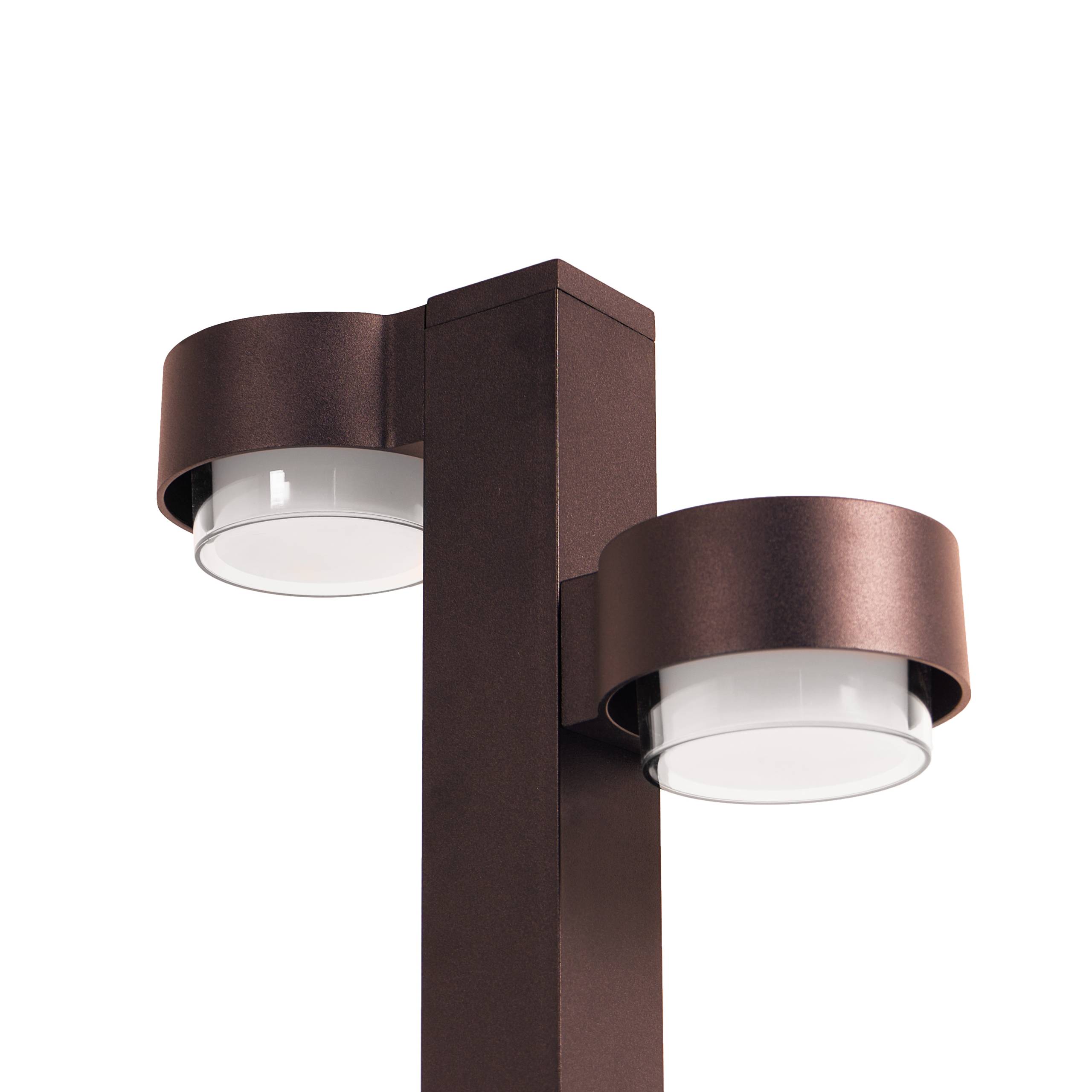 Beliani - Borne Lumineuse Aluminium Marron TORDERA - Beliani - Image 6