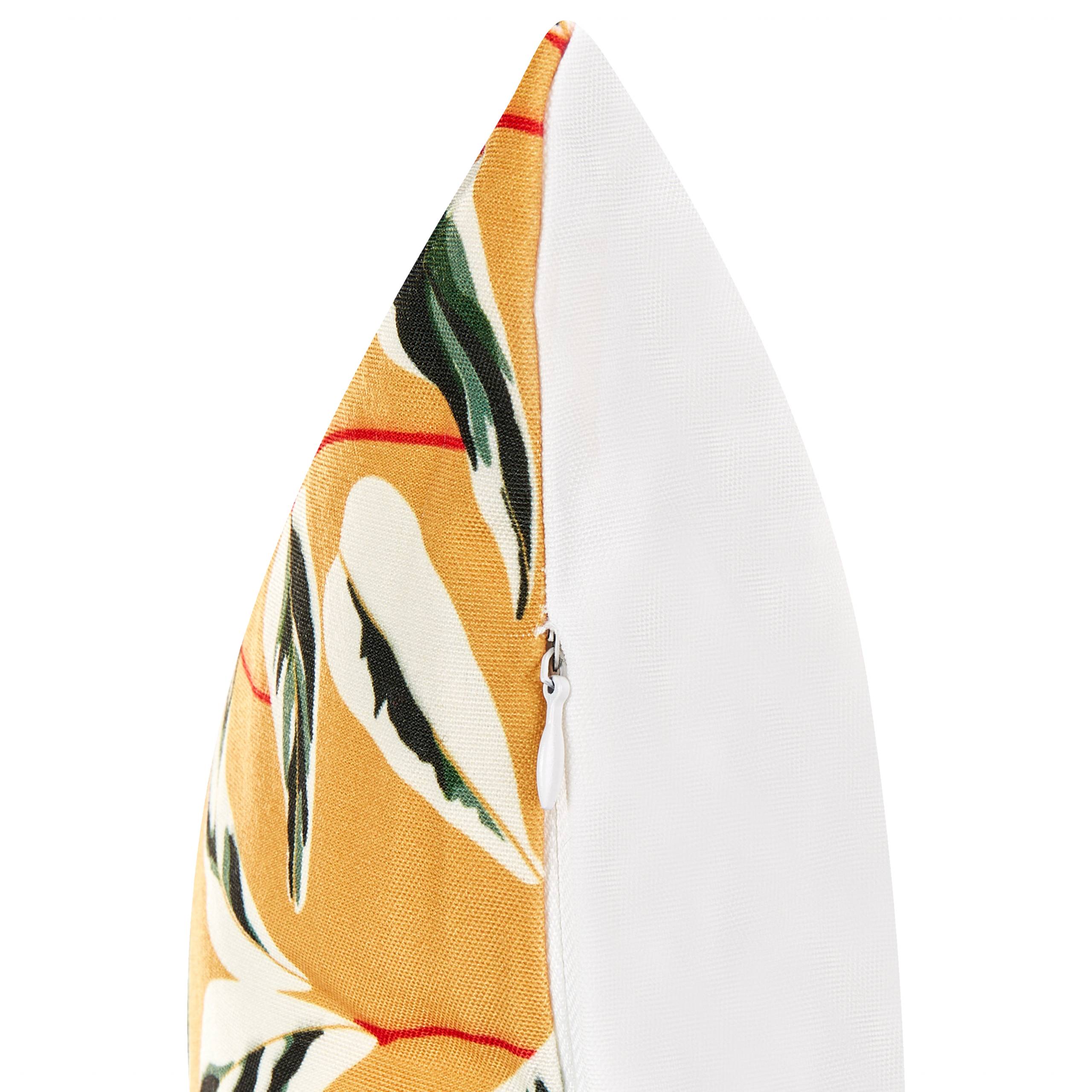 Beliani - Coussin d'extérieur Polyester Jaune TAGGIA - Beliani - Image 5
