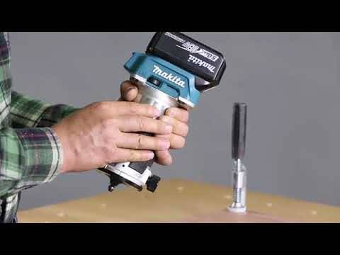 Affleureuse sans fil 18V LXT - MAKITA - sans batterie, ni chargeur - avec accessoires - MakPac - DRT50ZJX3 - Image 3