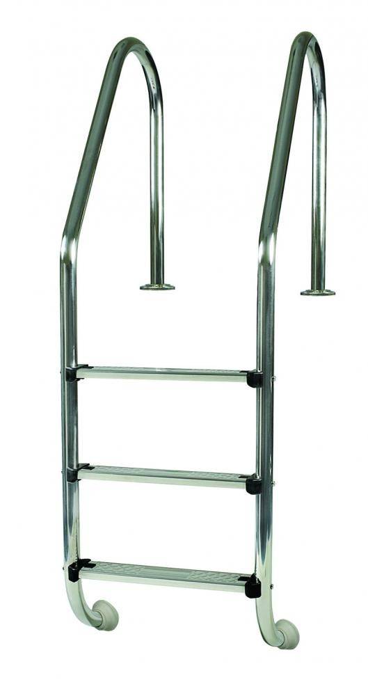 Gre Pools - Echelle standard inox pour piscine enterrée, 3 marches 1,20m Gre Pools - Image 1