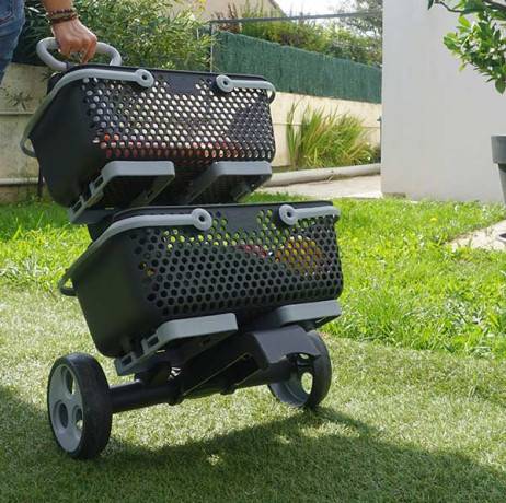 Mv Industries - Chariot Kaba sans panier , Couleur Vert Olive/Vert Amande - Image 7