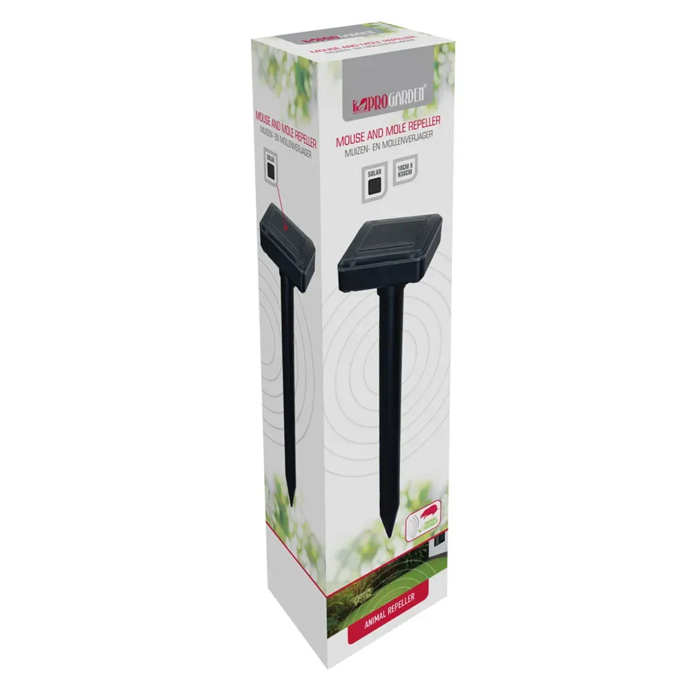 Répulsif solaire à vibrations pour taupes et souris - Image 1