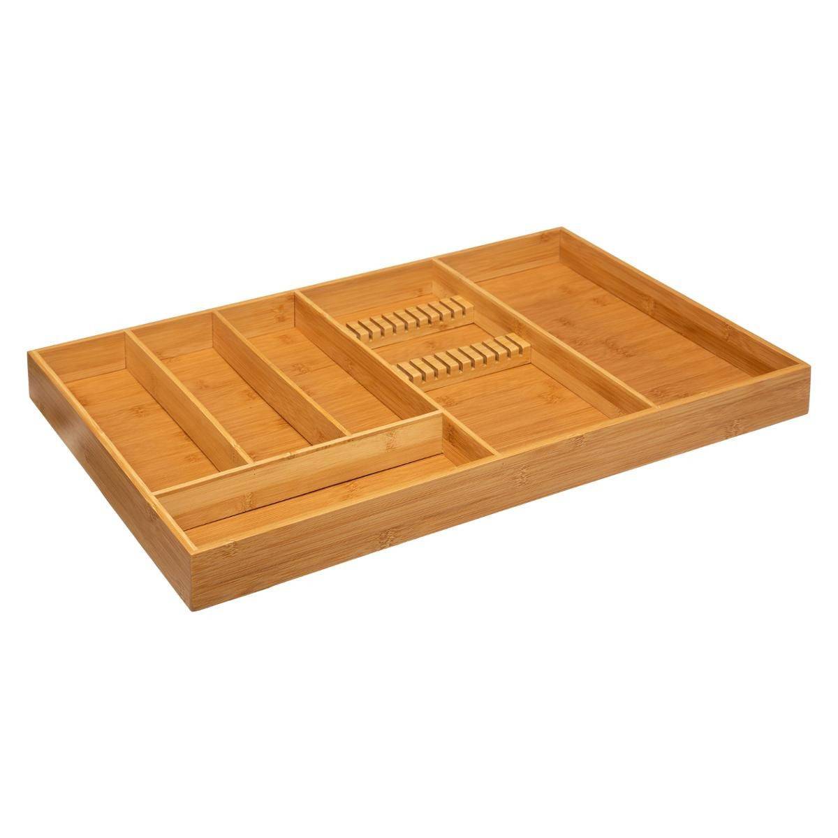 Range-Couverts & Ustensiles "Bambou" 58cm Naturel - Image 1