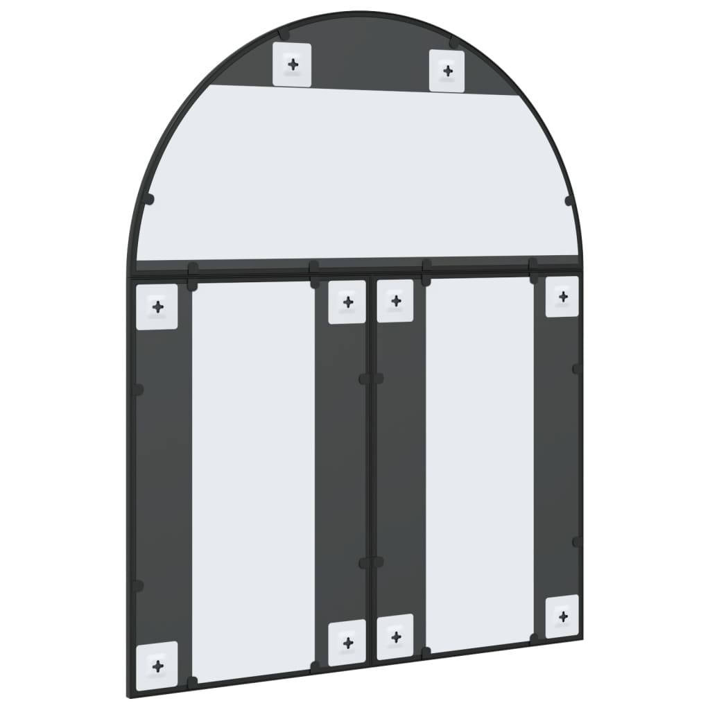 Miroir mural noir 80x100 cm arche fer Maison Chic - Image 5
