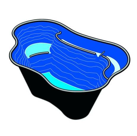 Ubbink - Bassin de jardin préformé Calmus 145/220 L, Capacité 145 L - Image 5