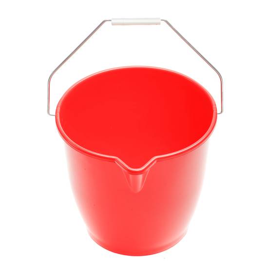Seau 12L Plastique Rond avec Bec verseur - Guialto