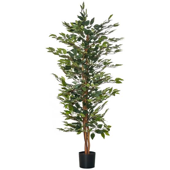 Fausse Plante Ficus | Arbuste Artificiel intérieur-extérieur Fausse Plante Ficus | Arbuste Artificiel intérieur-extérieur