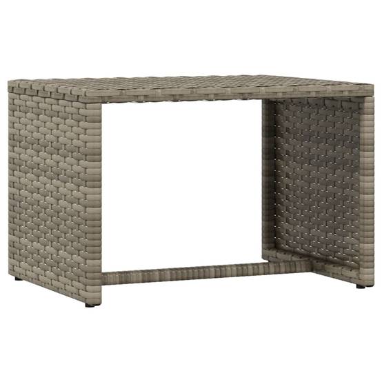 Vidaxl - Transat 1 pc avec table gris résine tressée vidaXL 319633 - Image 7