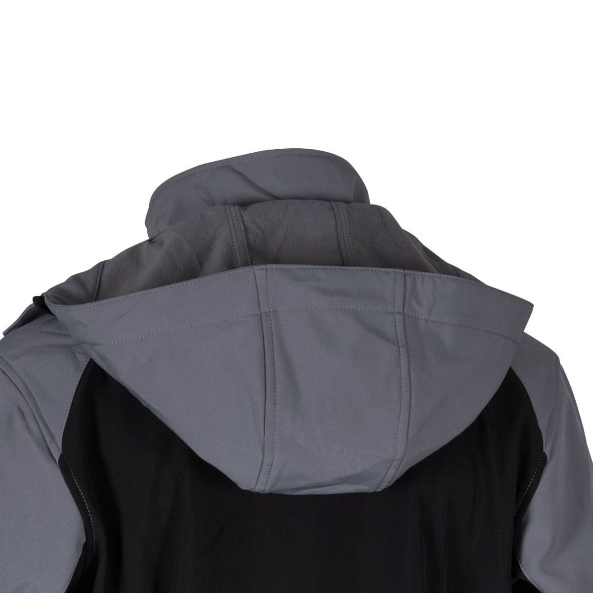 Vito - Veste de travail imperméable GRISE à capuche Taille M Mixte Polaire 3 poches VITO - Image 2