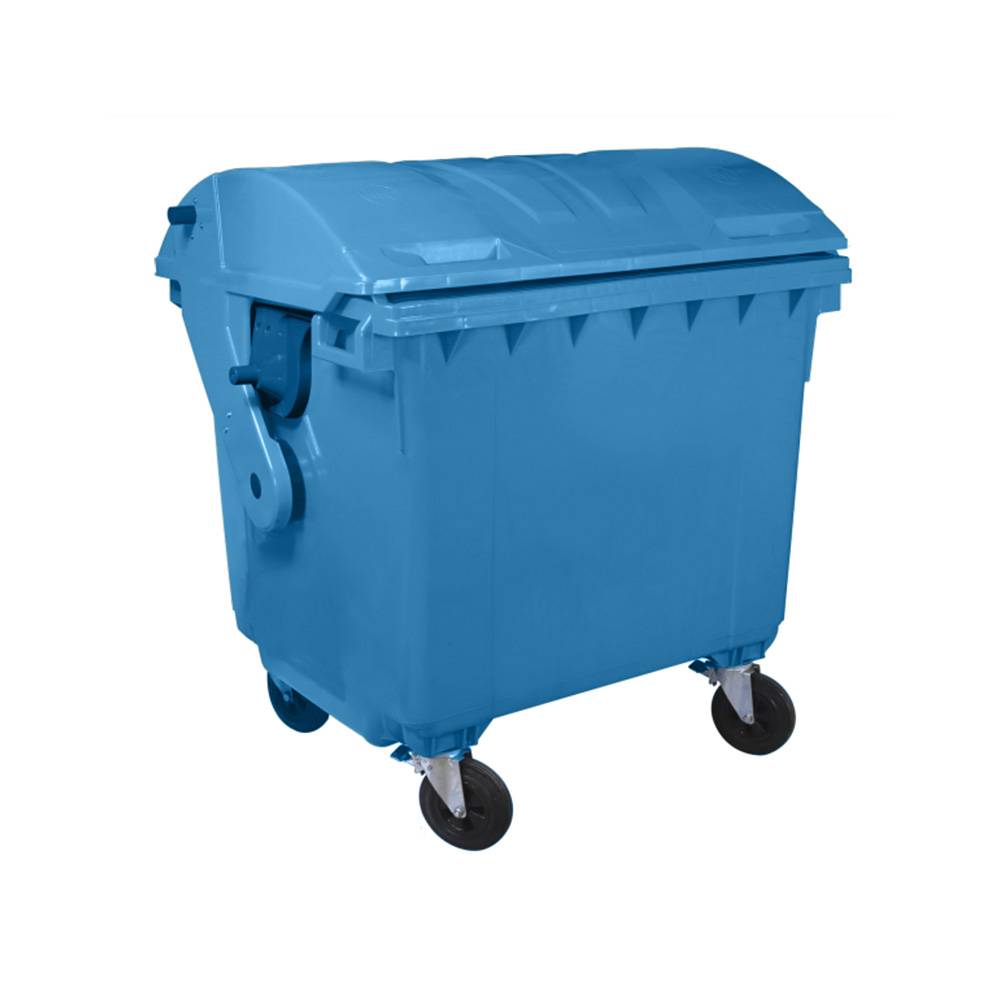 Bac roulant 4 roues premium 1100l- lot de 5 - Gamm vert