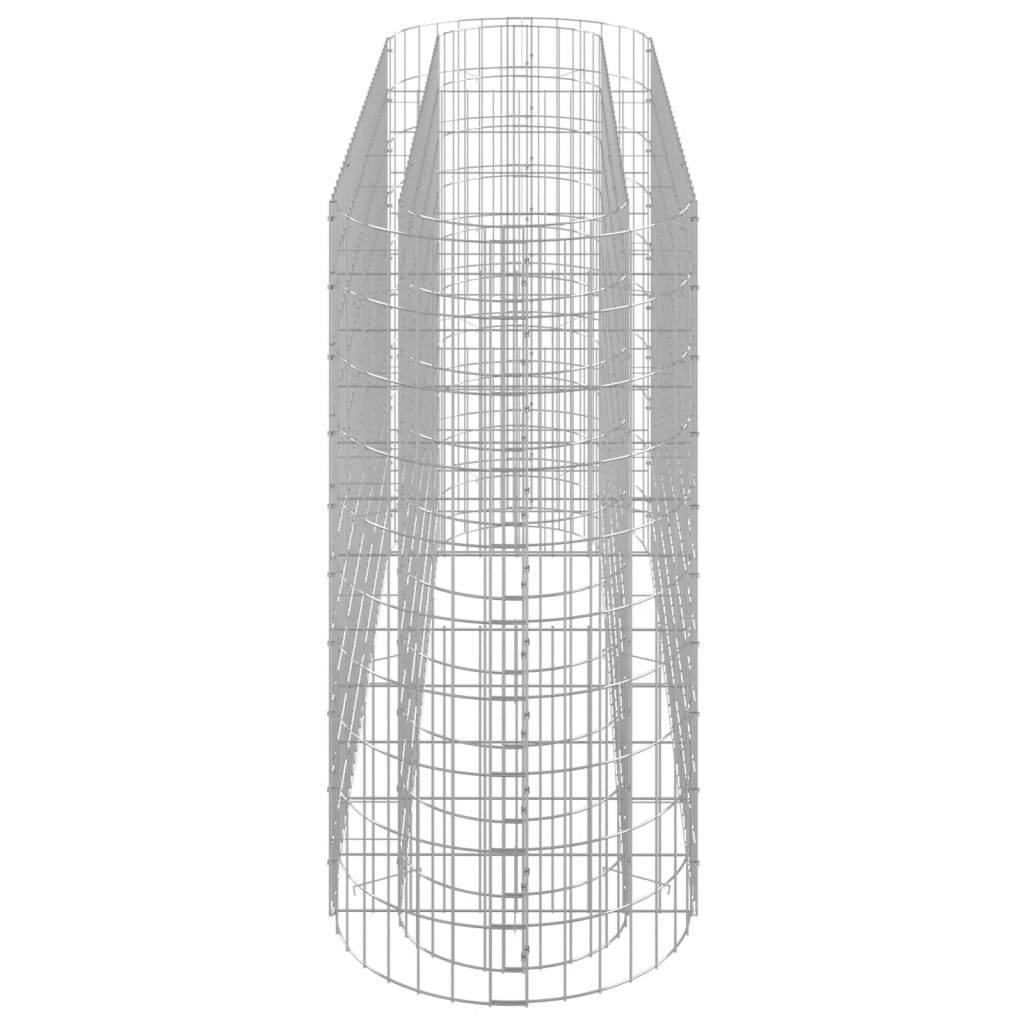 Vidaxl - Lit surélevé à gabion Fer galvanisé 190x50x100 cm vidaXL 152033 - Image 5