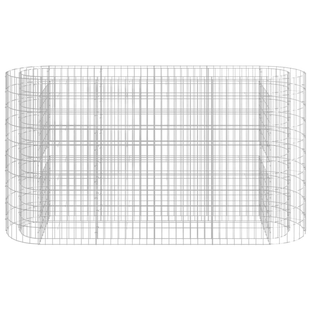 Vidaxl - Lit surélevé à gabion Fer galvanisé 190x50x100 cm vidaXL 152033 - Image 9