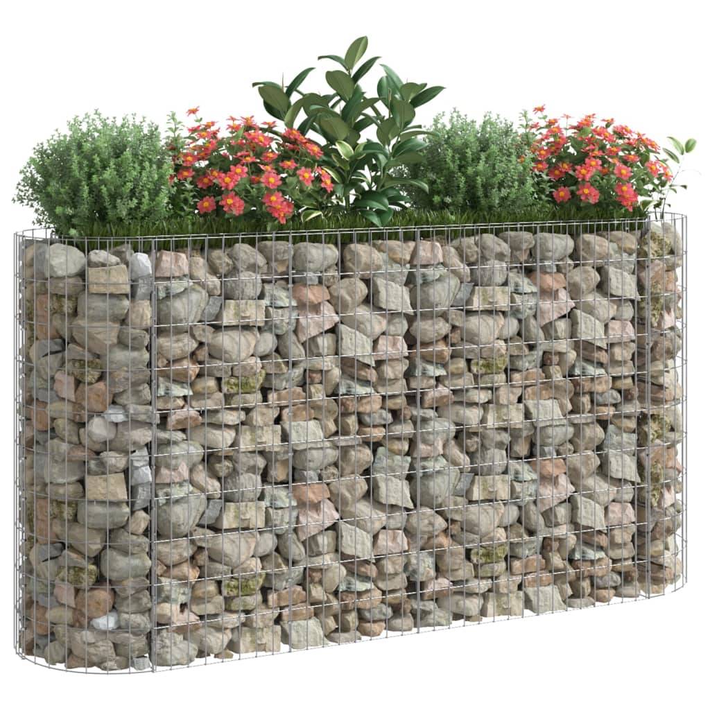 Vidaxl - Lit surélevé à gabion Fer galvanisé 190x50x100 cm vidaXL 152033 - Image 8