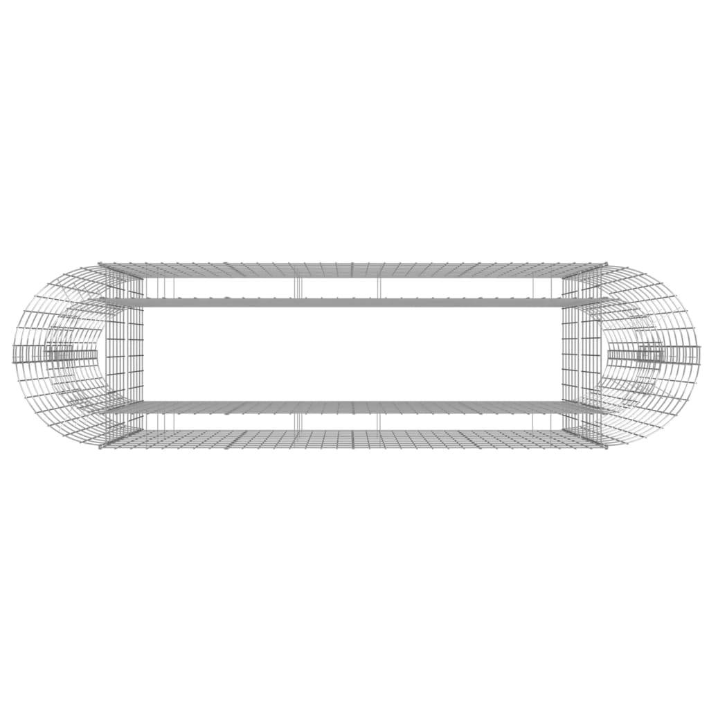 Vidaxl - Lit surélevé à gabion Fer galvanisé 190x50x100 cm vidaXL 152033 - Image 6
