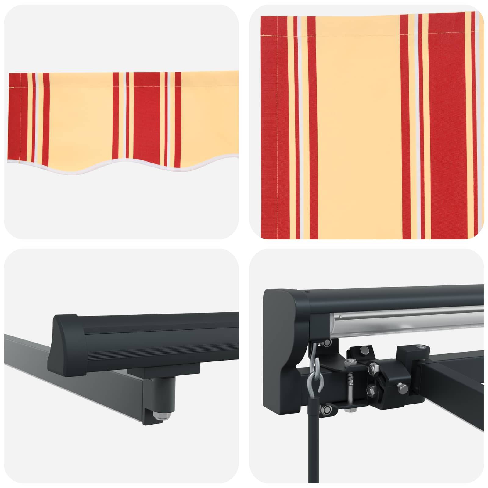 Vidaxl - Cadre de store manuel avec LEDs 4,5 × 3 m vidaXL 3420884 - Image 9