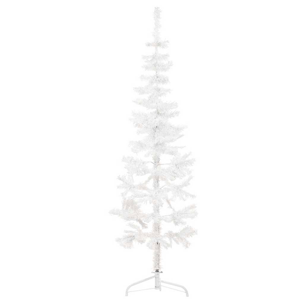ComfortXL - Demi sapin de Noël mural PVC gain de place pour fête Blanc 180 cm – ComfortXL Outdoor Living - Image 1