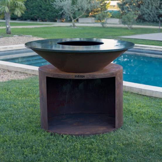 Brasero Ellipse 120 Corten - Image 2