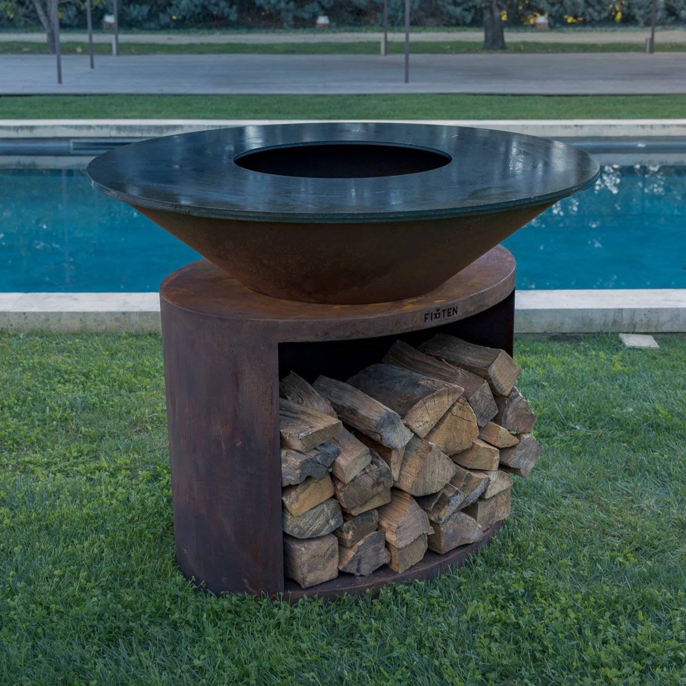 Brasero Ellipse 120 Corten - Image 3