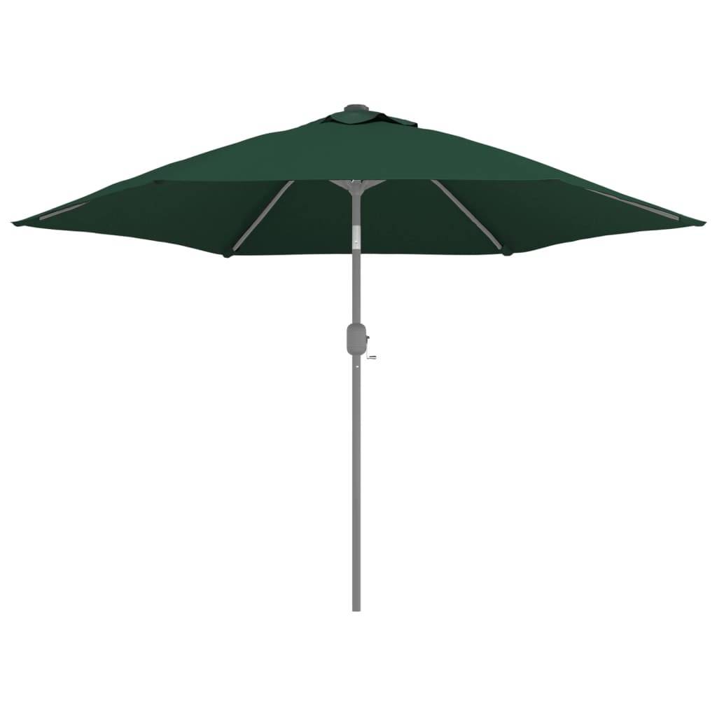 Voile de parasol - accessoire parasol - Tissu de remplacement pour parasol d'extérieur Vert 300 cm - MEUBLE PRO - Image 4