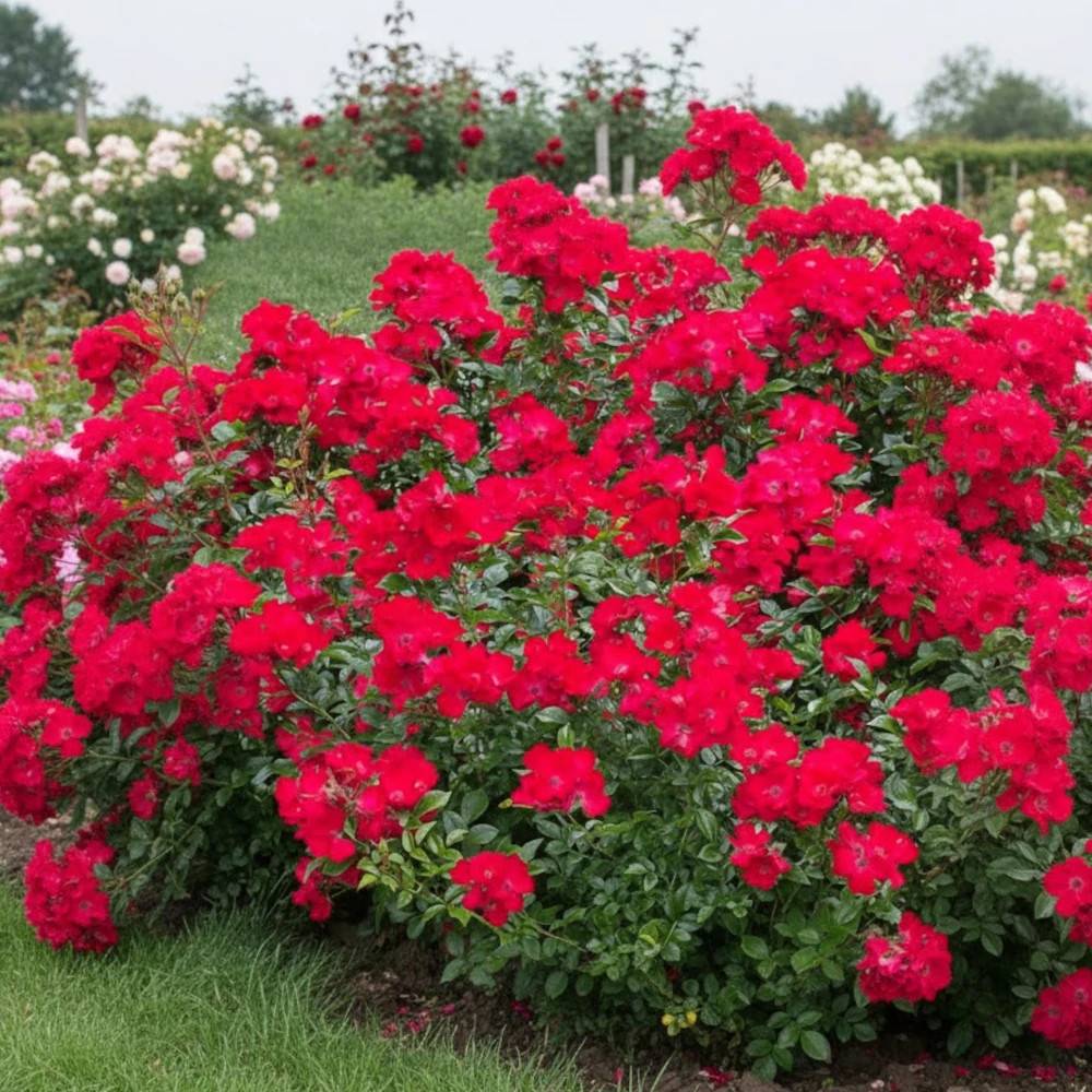 Rosier à grandes fleurs Douce Paris® 'Adaquesixel' à fleurs Rose/ - feuillage Caduc - Pot de 3L - 20/40 cm - Image 1