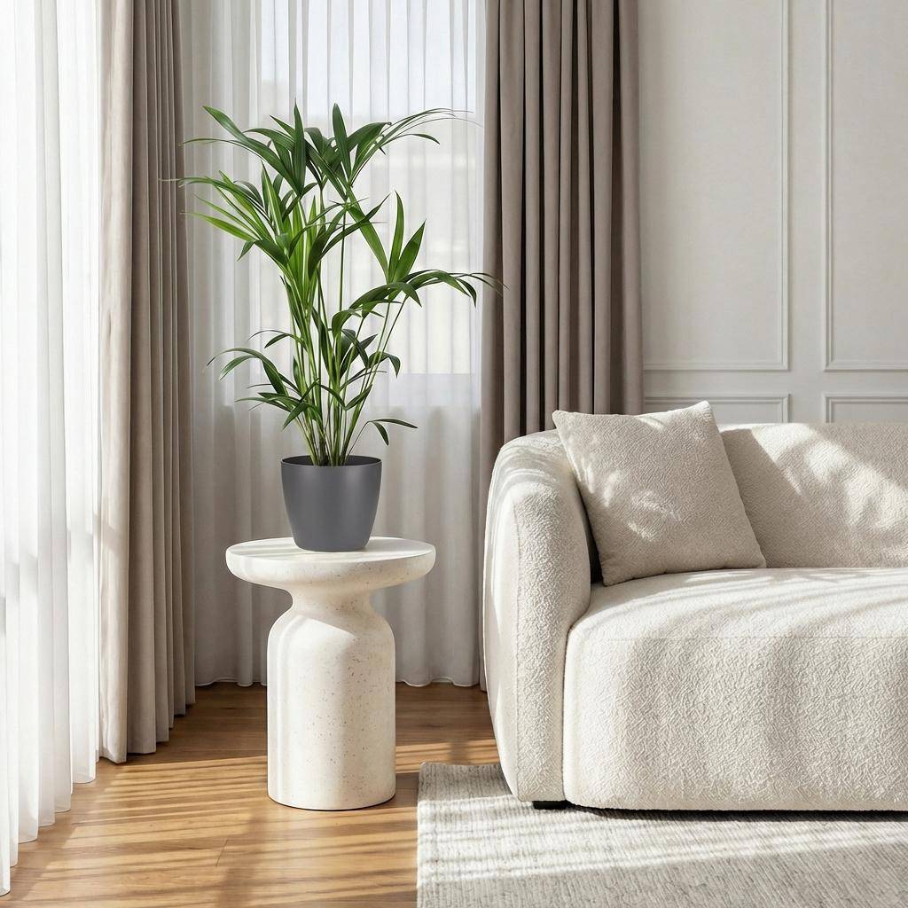 La Green Touch - Kentia Palm – Howea Forsteriana - Cache-pot gris – Pot 19 cm - Image 1