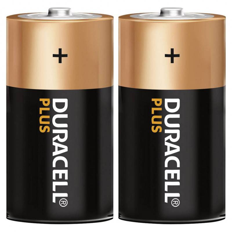 2 Piles alcalines Plus 100% LR20/D (1,5V) DURACELL - Image 2