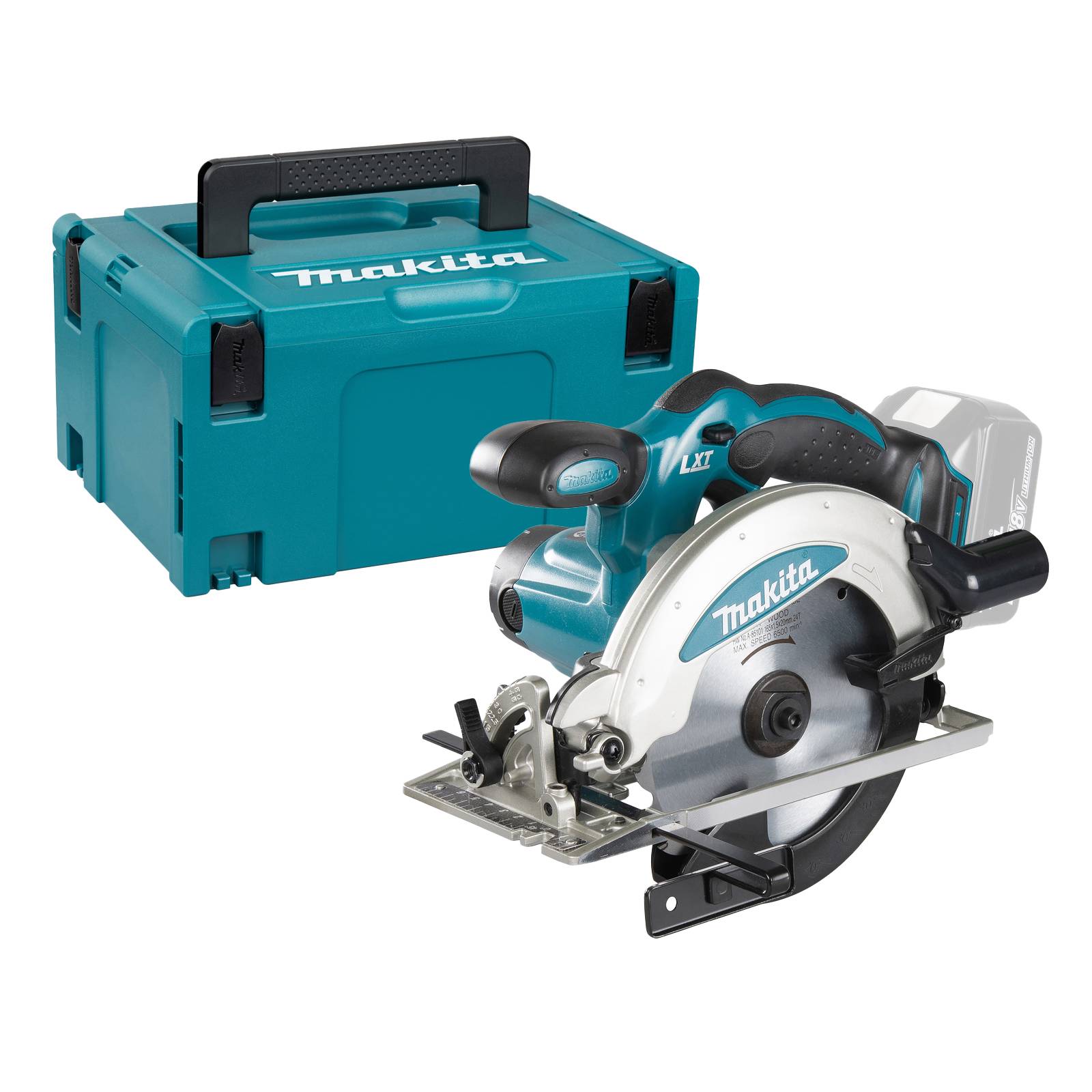 Makita - Scie circulaire LXT ® 18V Ø165mm - MAKITA - sans batterie ni chargeur - MAKPAC - DSS610ZJ - Image 1