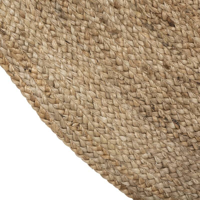Tapis en jute rond D120 naturel Atmosphera - Image 3