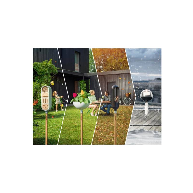 Gardena - Support pour balcon ClickUp! - garde-corps de 1 à 6 cm et diamètre jusqu'à 5 cm Gardena - Image 8