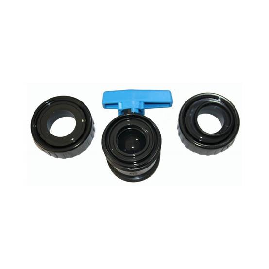 Vanne 40 mm a boisseau a coller PVC - Image 2