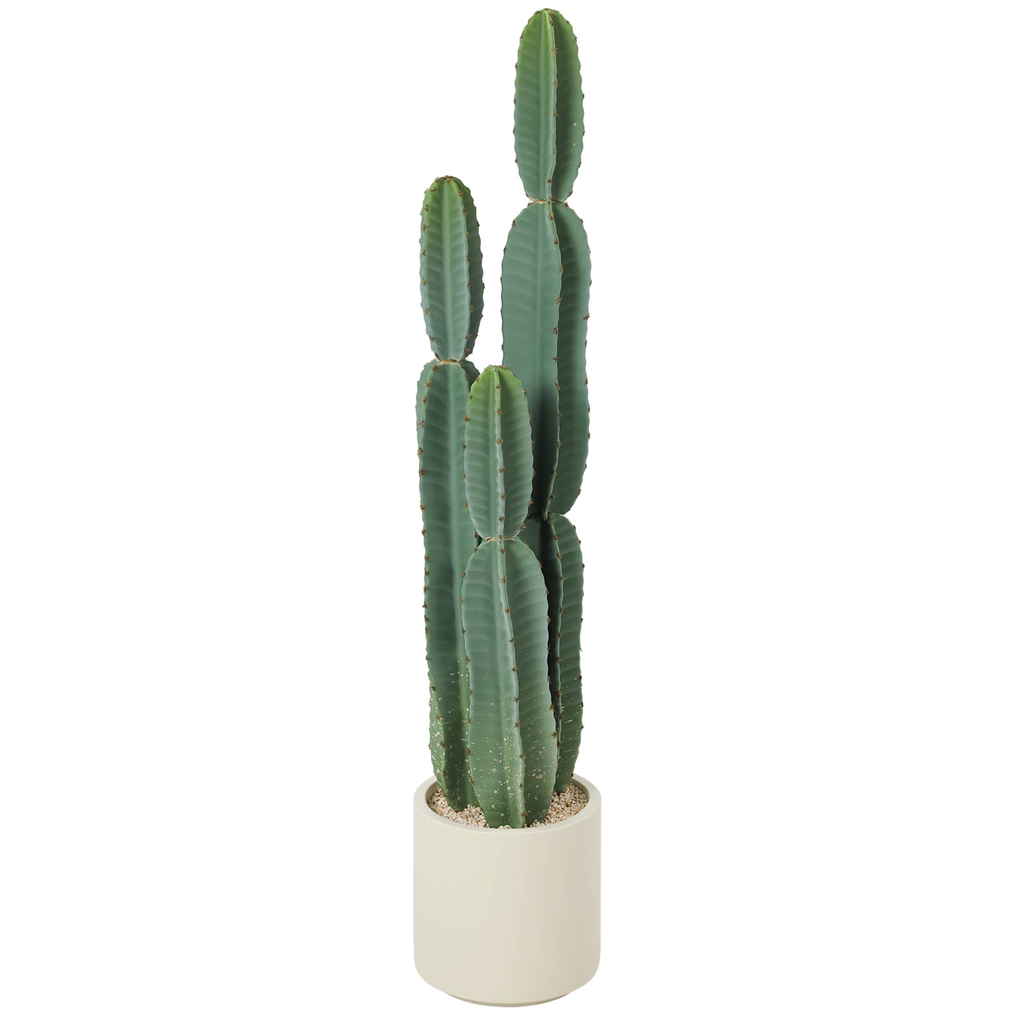 Sans Marque - Grand cactus artificiel 111cm en pot pour bureau, salon - Image 10