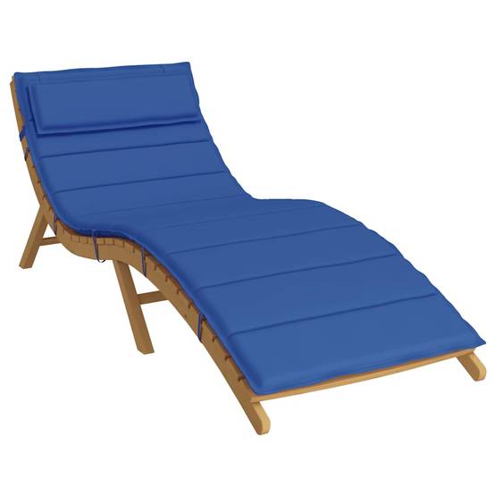 ComfortXL - Coussin de Chaise Longue Tissu Oxford Résistant à l'eau pour Transat de Jardin Bleu Royal 180x60cm – ComfortXL Outdoor Living - Image 3