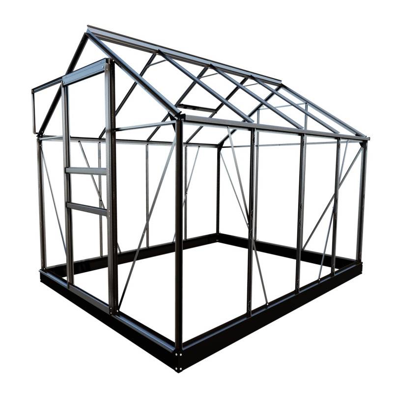 Halls - Serre en verre horticole 5,0 m² - Popular 86, aluminium - Halls - Image 5