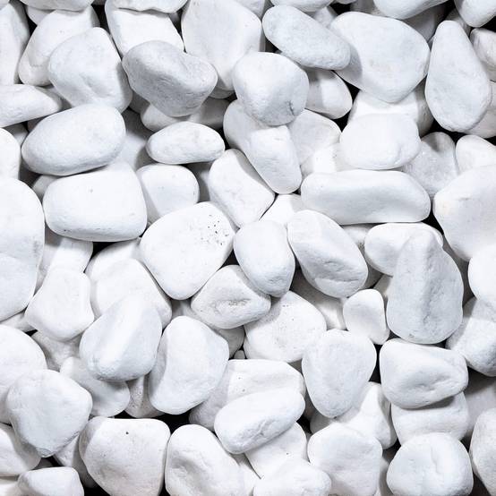 Galet Blanc Pur 40-60 mm - Lot de 3 big bag de 500 kg (15 m²) - RO'MA NATURE - Image 1