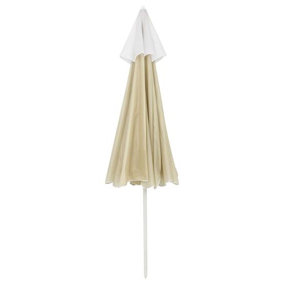 Parasol de plage polyester jaune sable 240 x 240 x 220 cm, Poids:2.1kg - PANGIVO - Image 4