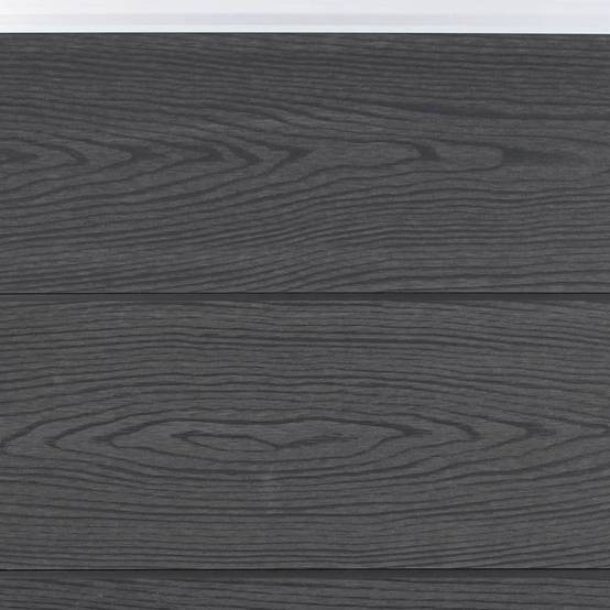 Ensemble de panneaux de clôture WPC gris 353 x 186 cm - PANGIVO - Image 5
