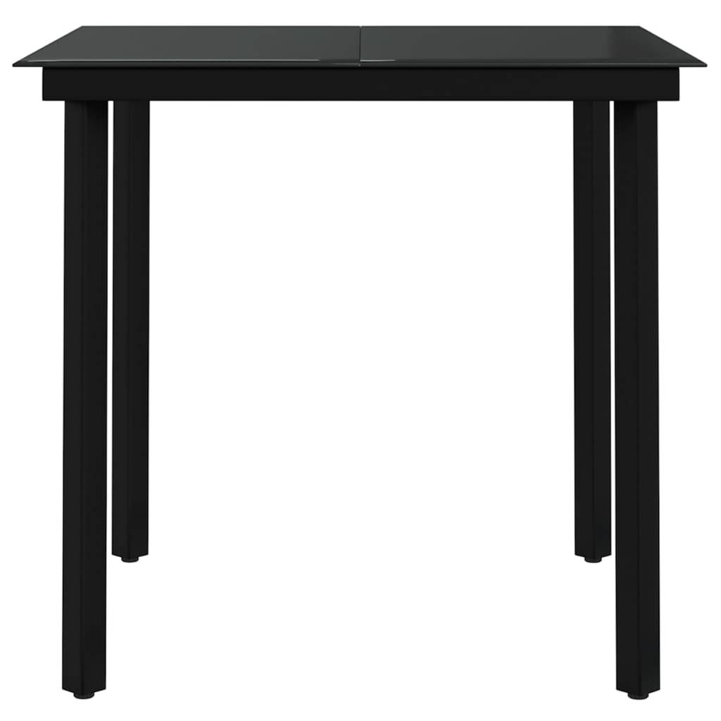 ComfortXL - Mobilier de Jardin pour 2 Personnes, Table Carrée et Chaises en Poly Rotin Marron, Idéal pour Terrasse – ComfortXL Outdoor Living - Image 6
