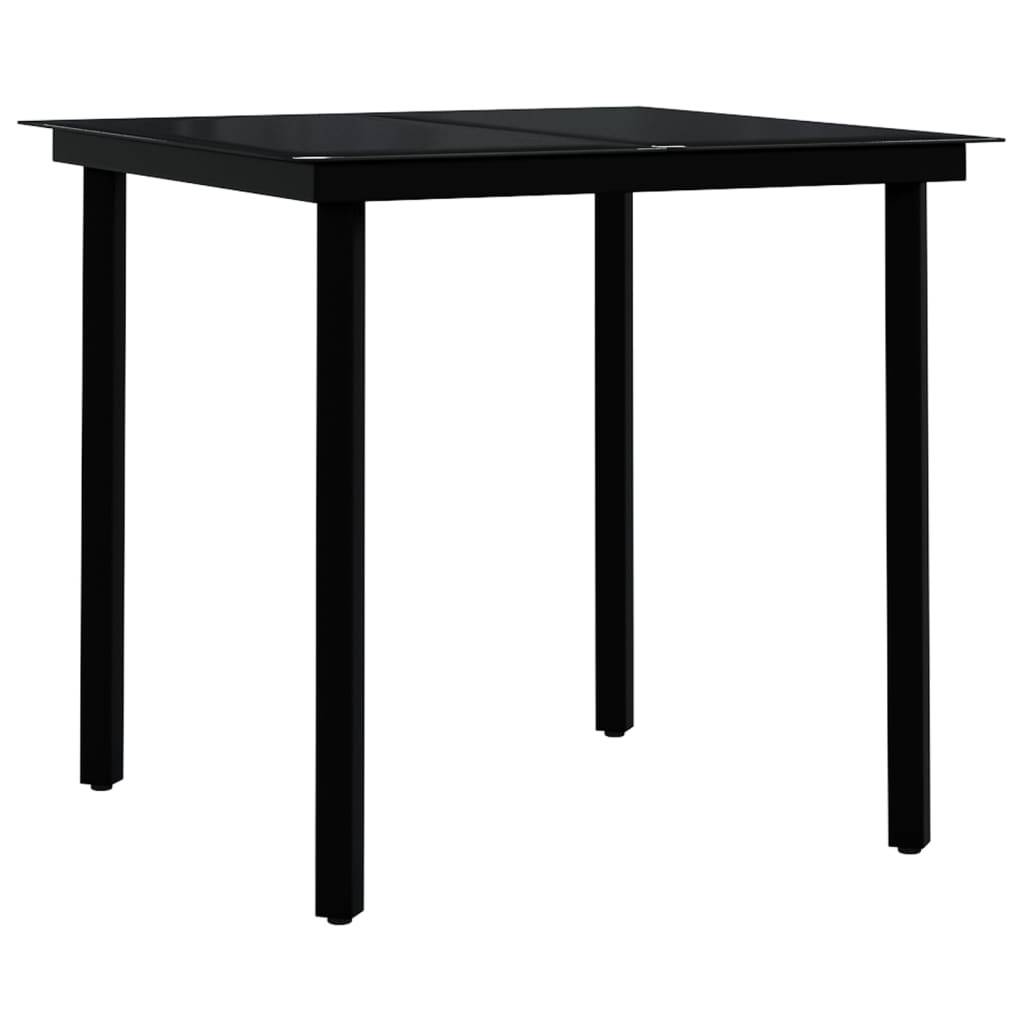 ComfortXL - Mobilier de Jardin pour 2 Personnes, Table Carrée et Chaises en Poly Rotin Marron, Idéal pour Terrasse – ComfortXL Outdoor Living - Image 5