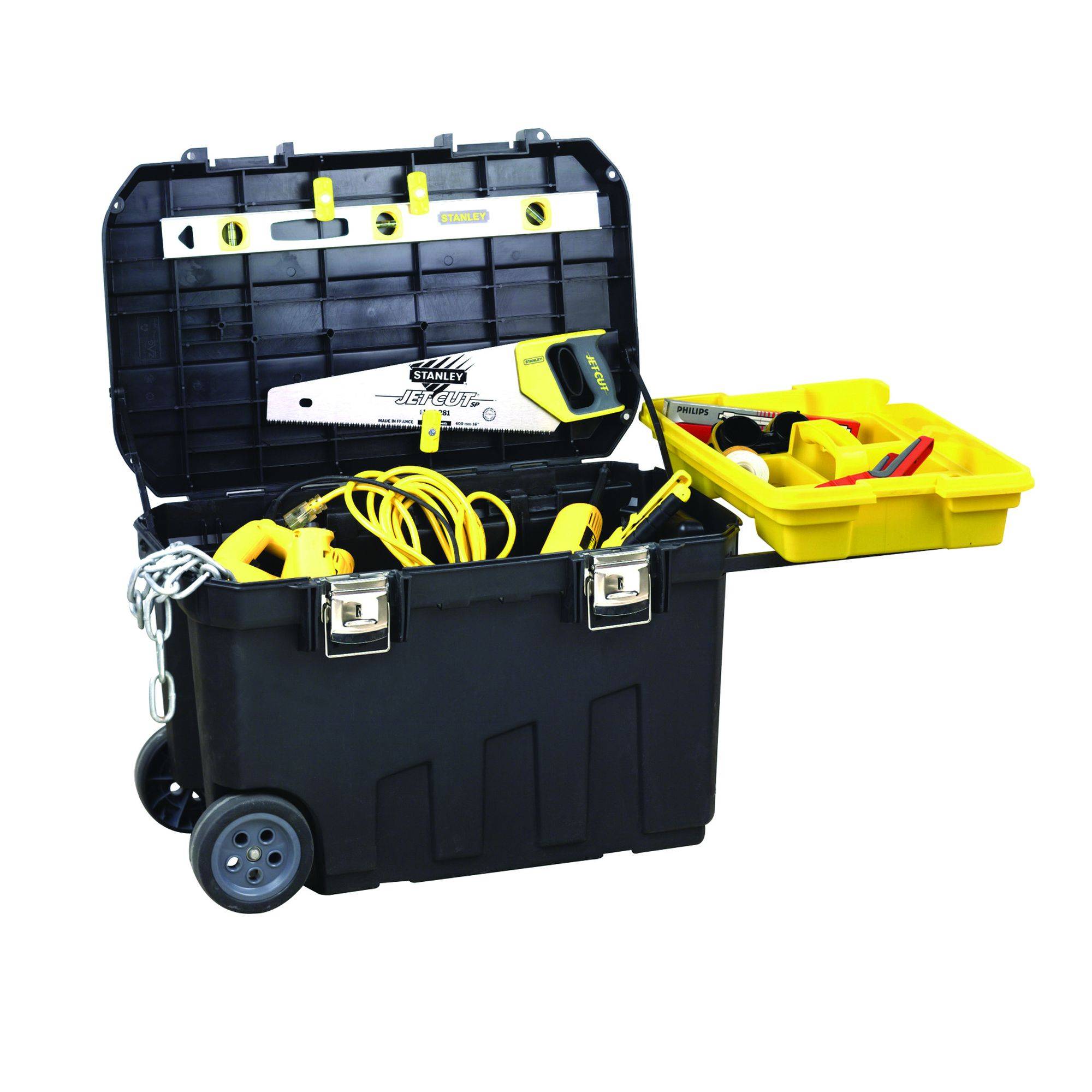stanley - STANLEY Coffre de chantier roulant 91L - Image 4