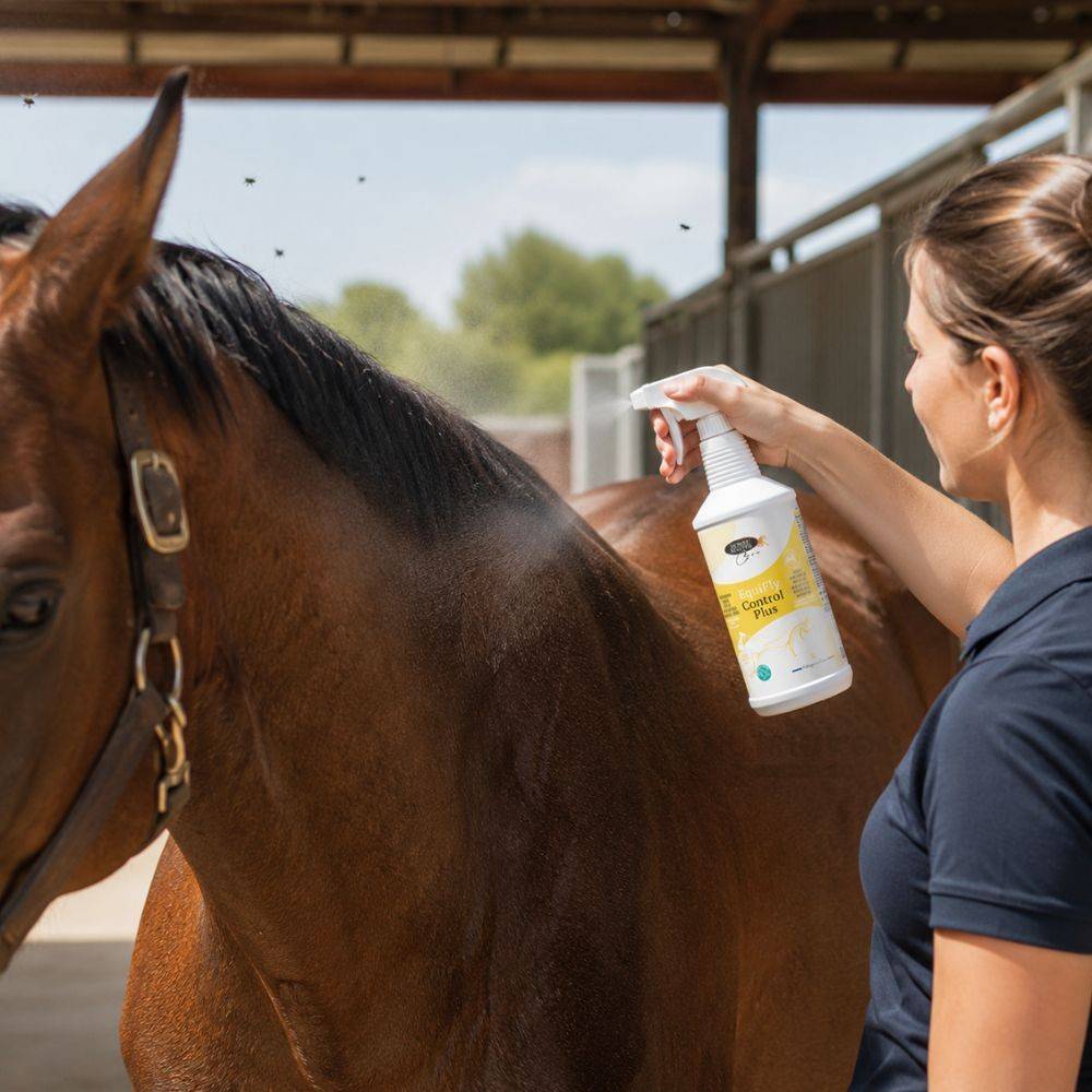 EQUIFLY Control Plus - Répulsif Mouches et Taons pour Cheval 1  L - Image 2