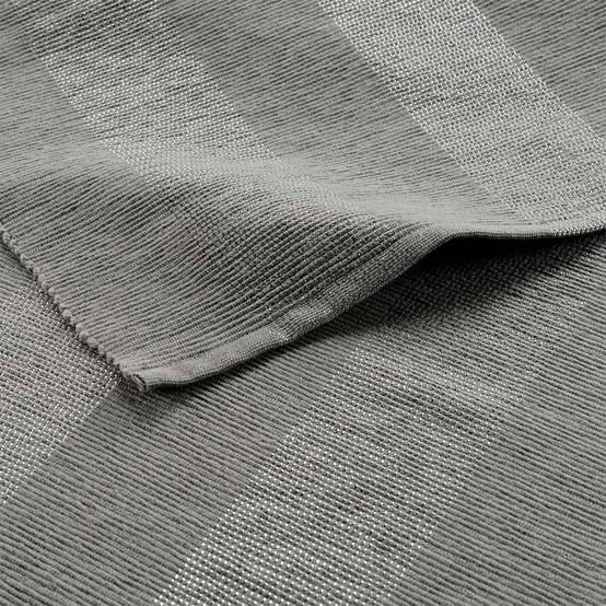 Chemin de Table en Coton "Eldora" 40x140cm Gris - Image 2