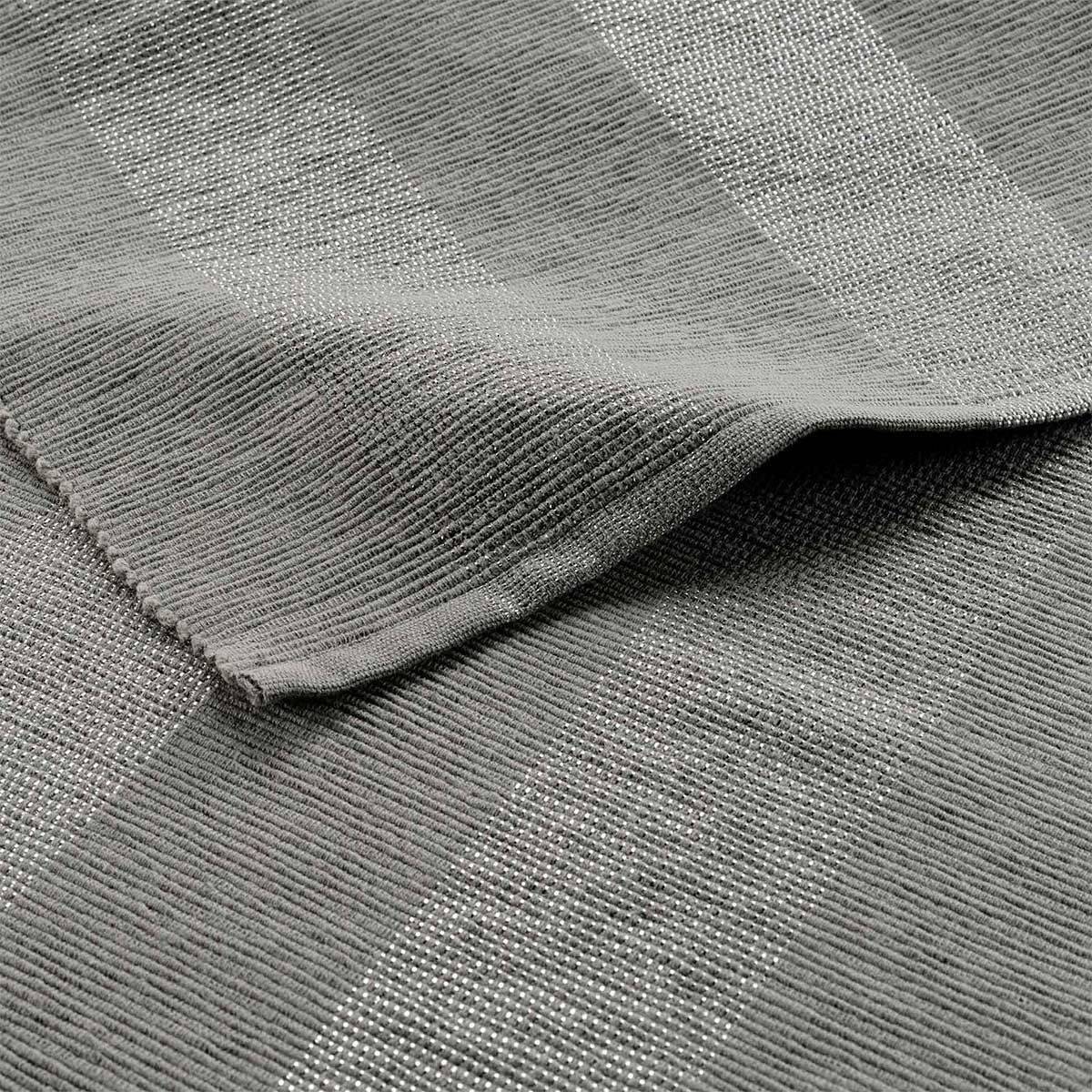 Chemin de Table en Coton "Eldora" 40x140cm Gris - Image 2