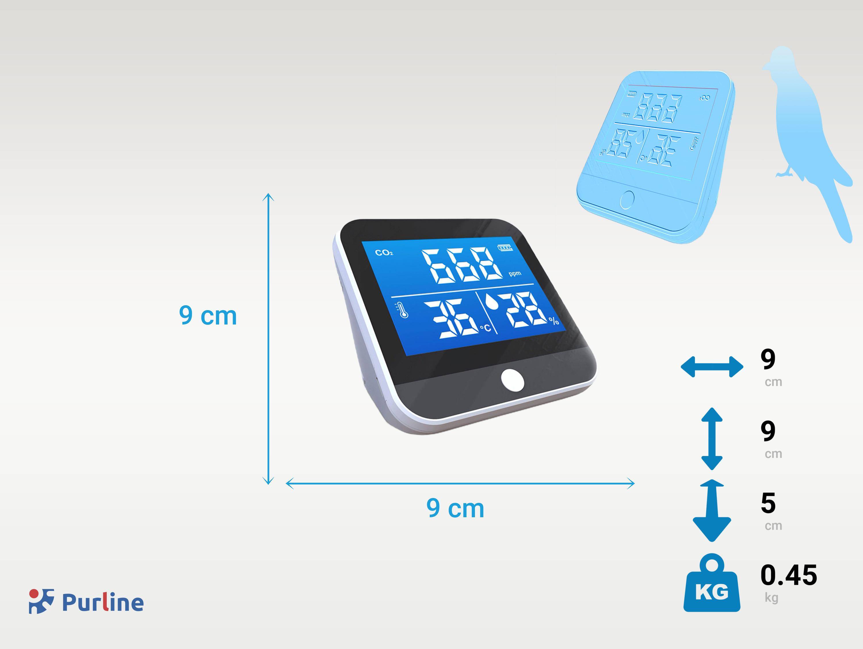 Purline - Station météo sans fil avec détecteur de CO2 - Purline - Image 5
