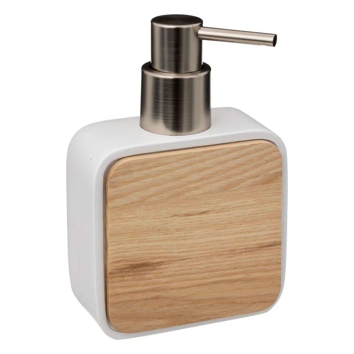 Distributeur de Savon Design "Natureo" 14cm Blanc