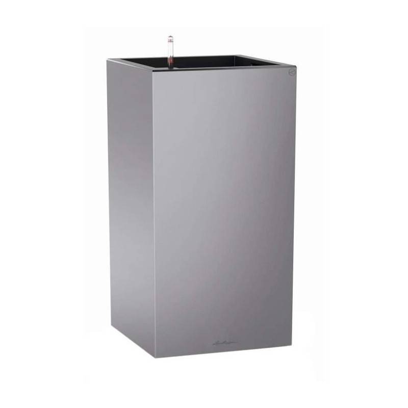 Lechuza - Pot De Fleur Lechuza Canto Premium Colonne 40 - Kit Complet, Argent Métallique - Image 1