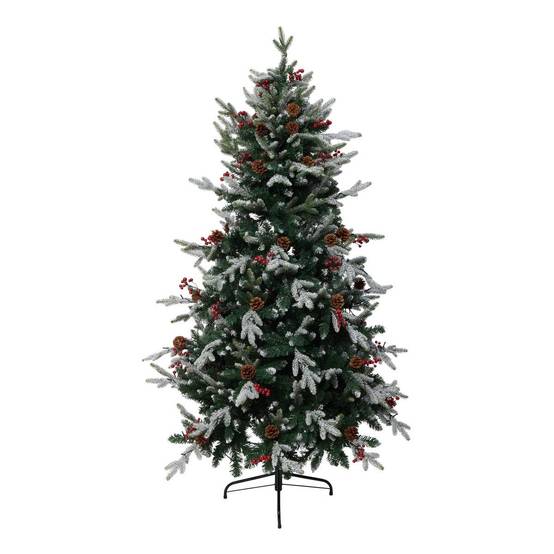 Fééric Lights & Christmas - Sapin de Noël artificiel Snowberry lumineux 210 cm - Feeric Lights & Christmas - Image 2