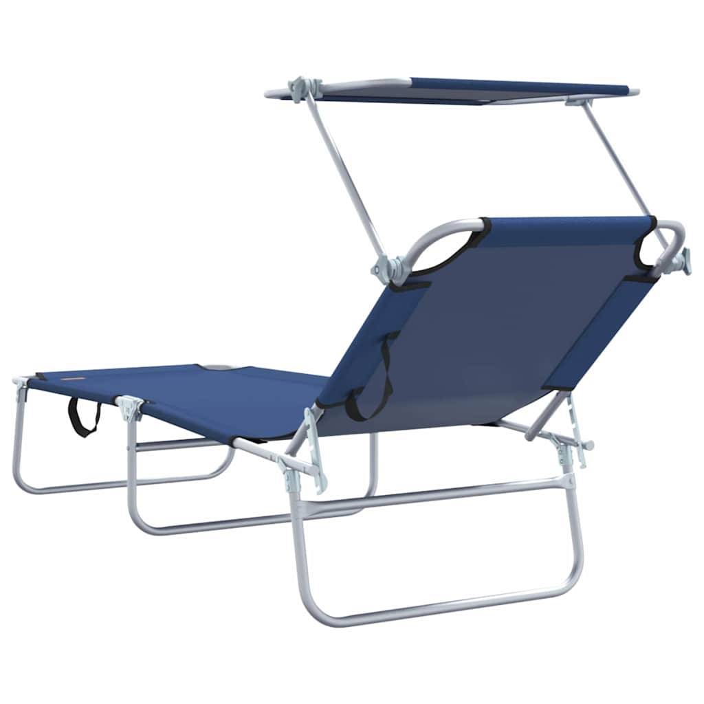 Vidaxl - Transat 2 pc Polyester Bleu vidaXL 42003059 - Image 8