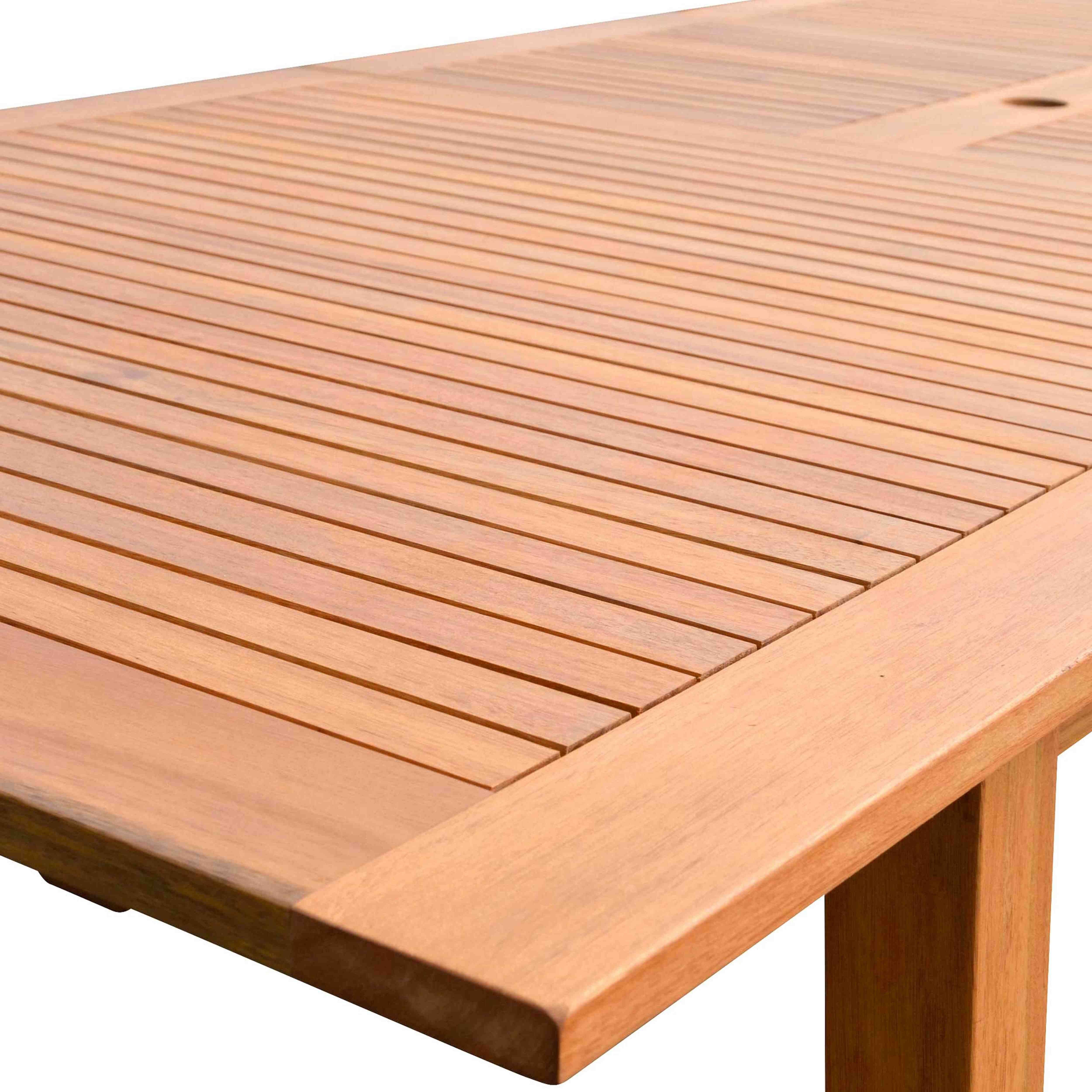 Oviala - Table de jardin extensible en bois d'eucalyptus 8 à 10 places Martigues - Oviala - Image 3